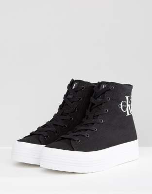 basket en cuir calvin klein
