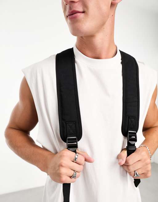 Calvin Klein Jeans - Zaino con battente multitasche in nylon da 45 l, 2 di 4