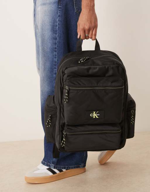 Calvin Klein Jeans - Zaino nero multitasche