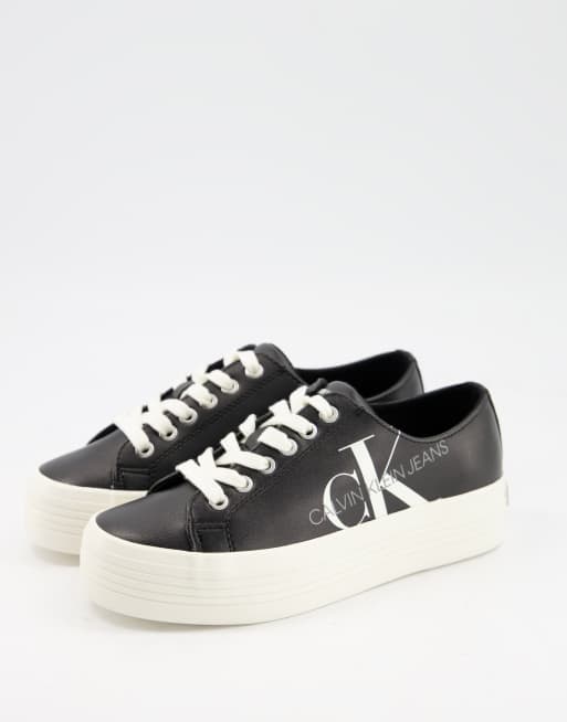 Calvin klein on sale flatform trainers