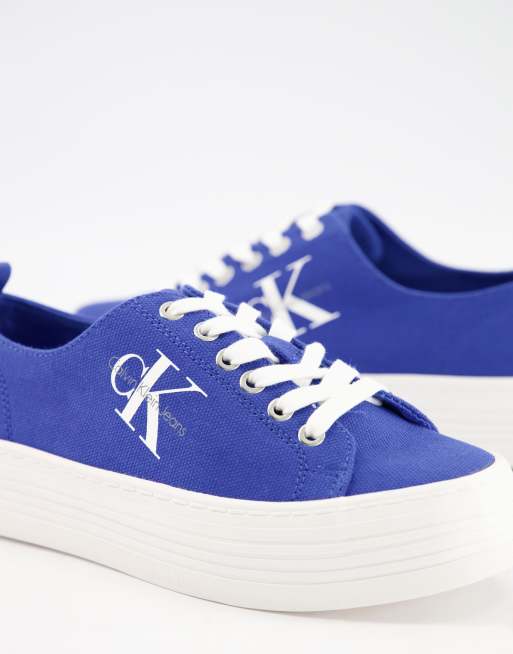 Calvin Klein Jeans zolah trainers in natical blue ASOS