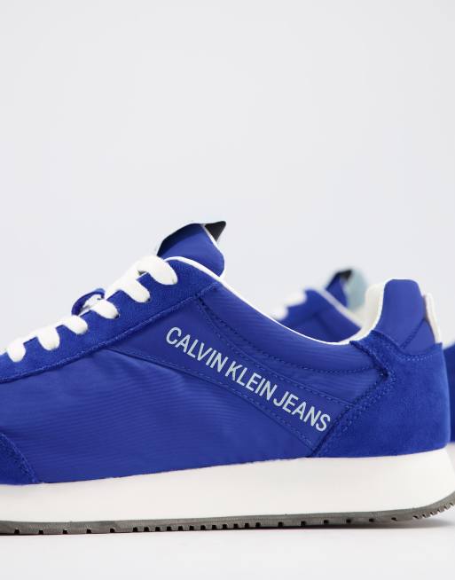 Calvin klein 2025 blue trainers