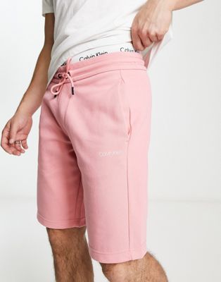 Calvin Klein jersey short in pink