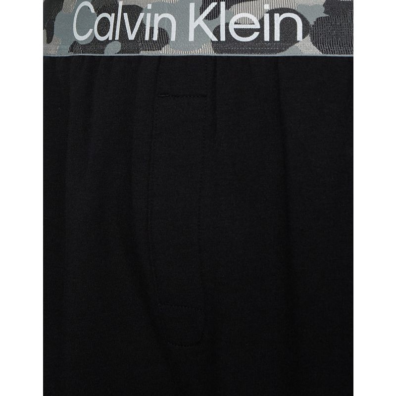 mIINt Uomo Calvin Klein - Joggers da casa neri con fascia in vita mimetica