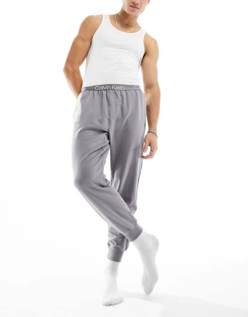 Calvin klein 2025 grey joggers mens