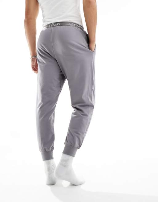 Grey calvin sale klein joggers mens