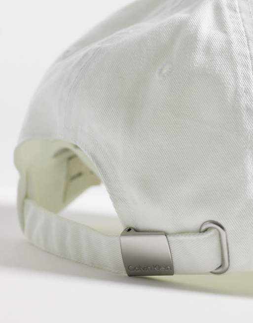 Calvin Klein – Kappe in Weiß mit Grafik, 3 von 3
