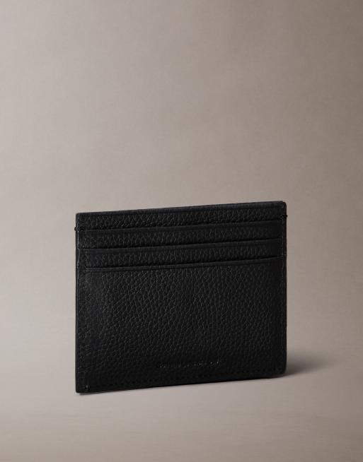 Calvin Klein – Kartenetui in Schwarz mit Prägung und Folien-Detail, 2 von 3