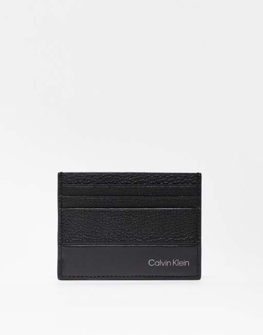 Calvin Klein – Kartenetui in Schwarz
