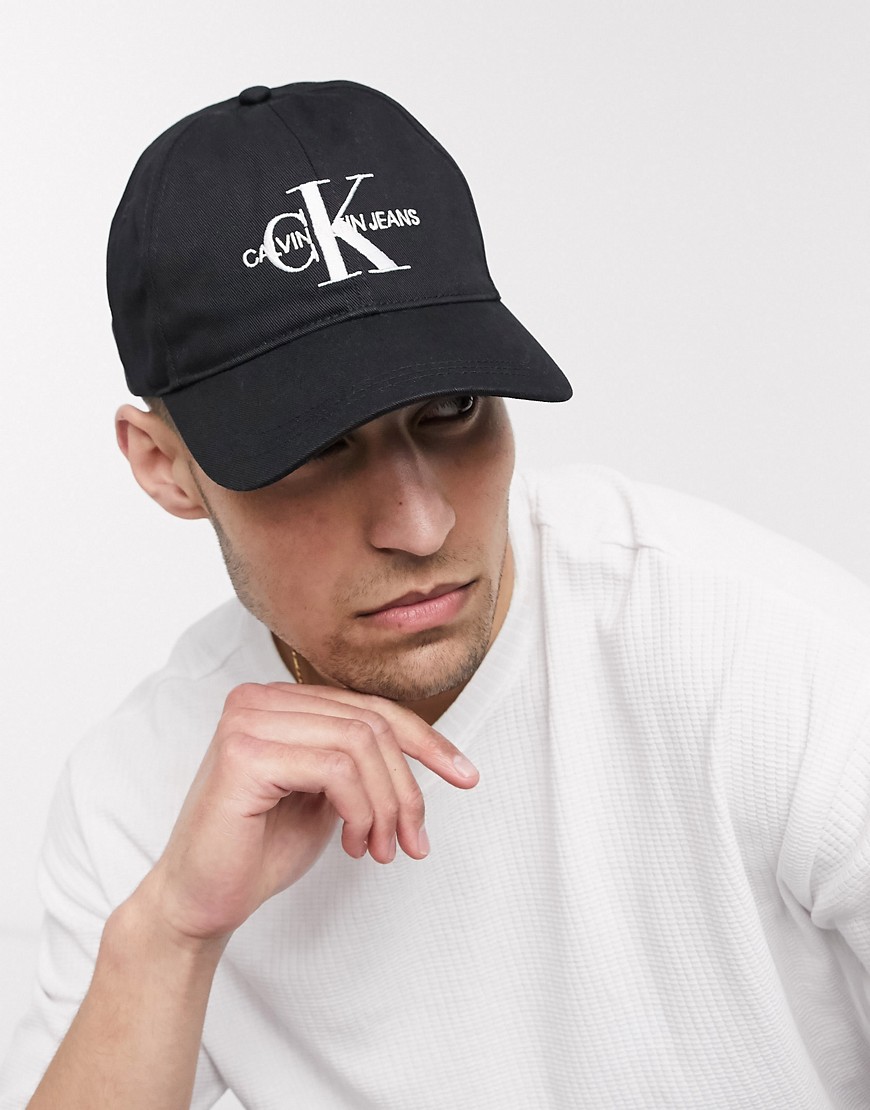 Calvin Klein – Keps med j-monogram-Svart