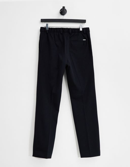 Calvin Klein knitted pants in navy