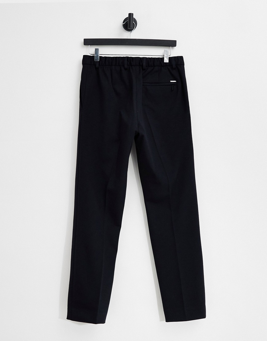 Calvin Klein knitted trousers in navy