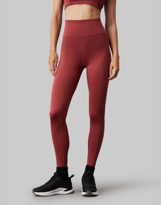 Calvin Klein Lange Leggings in Apfelbutter