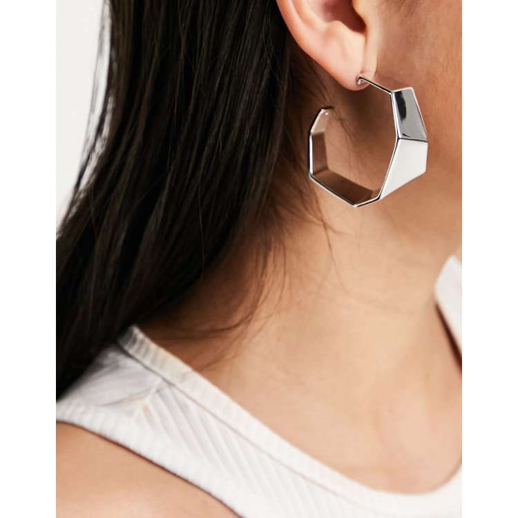 Calvin klein outline store earrings