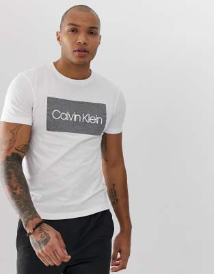 calvin klein flock logo sweatshirt