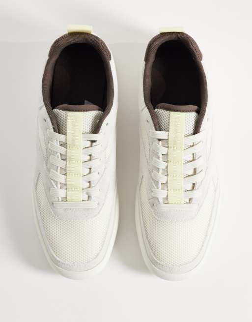 Calvin Klein – Lauf-Sneaker mit Netzstoff in Cremeweiß, 2 von 5