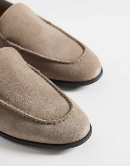 Calvin Klein leather loafer in khaki, 4 of 4