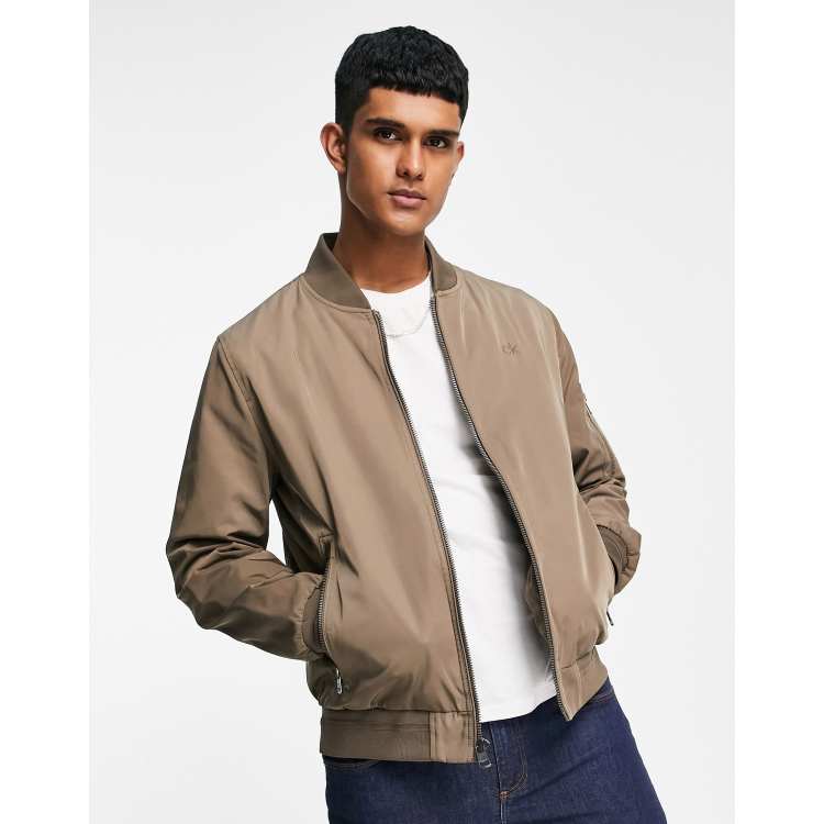 Calvin klein shop tan jacket