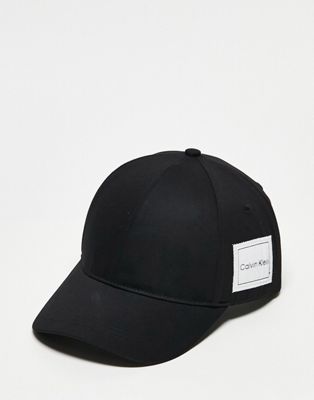 Calvin Klein lightweight cap patch in black