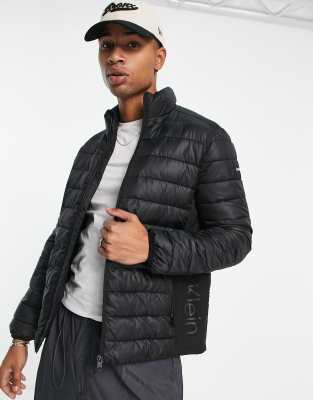 Calvin Klein lightweight puffer jacket in black