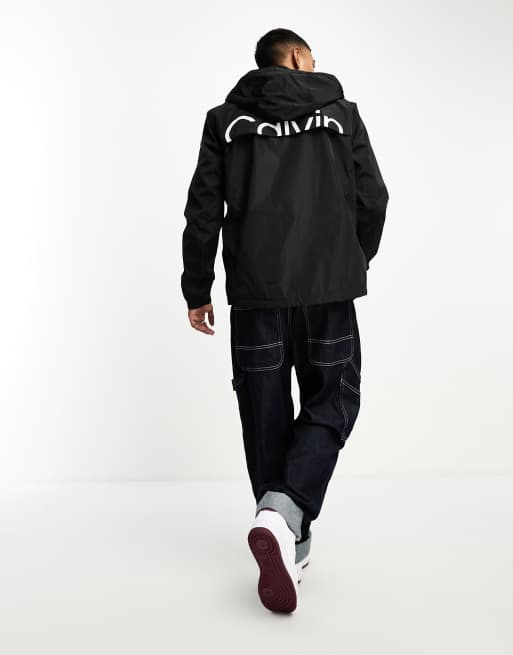 Calvin klein outlet logo windbreaker