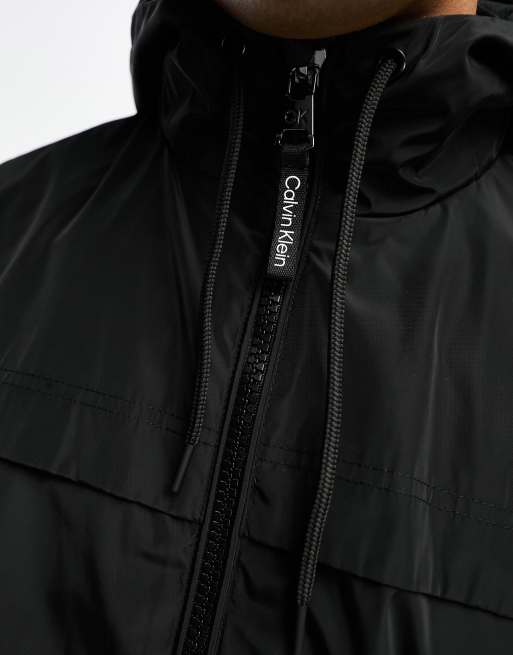 Calvin klein Performance WO - Windjacket 00GMF1O506 - Ck  Black-Pericscope-Acid Lim