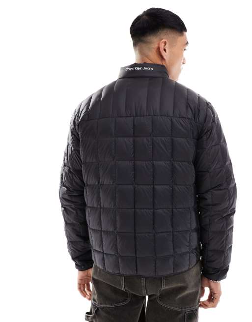 Calvin klein best sale quilted down jacket