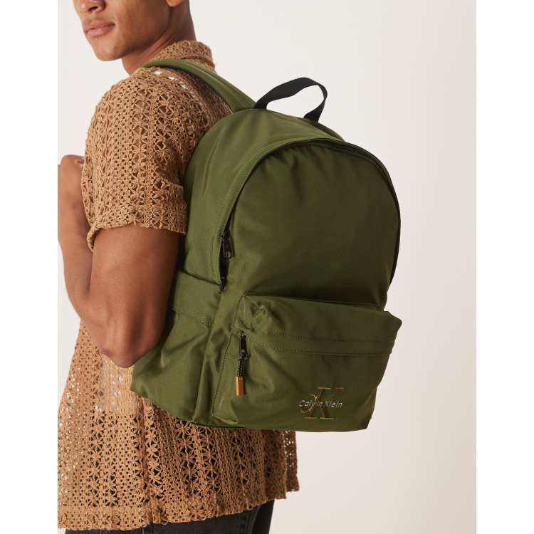 Calvin Klein Khaki Backpack Amazon.com | Calvin Klein Maya Backpack - Bags for Women  main image 3