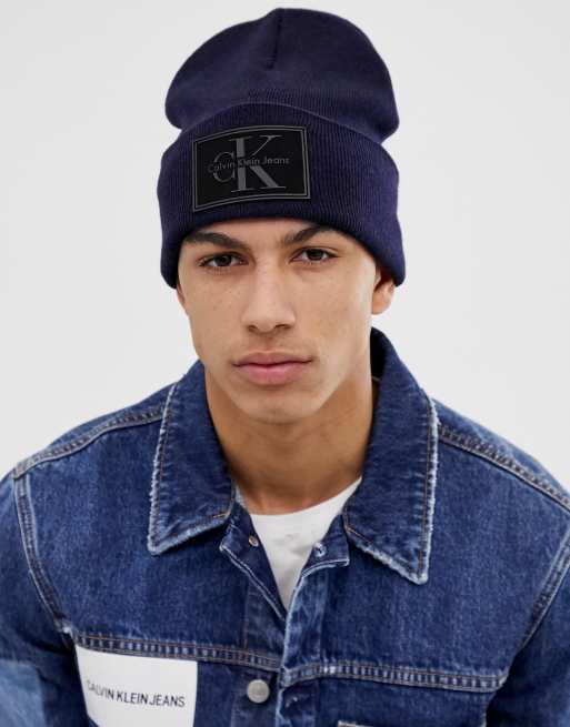 Calvin klein beanie mens new arrivals