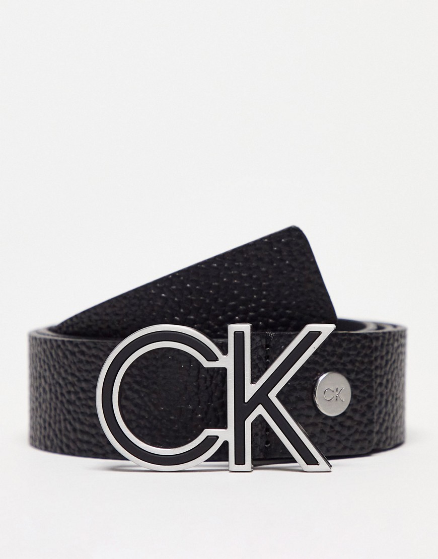 Calvin Klein logo belt in black