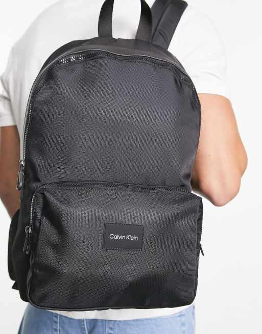 Calvin klein clearance backpack logo