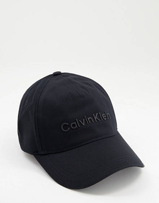 Calvin Klein logo cap in black | ASOS