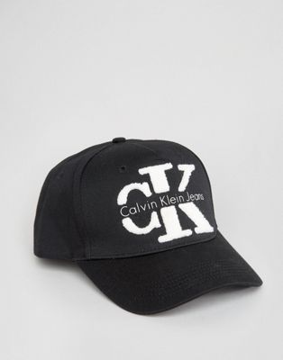 calvin klein logo hat