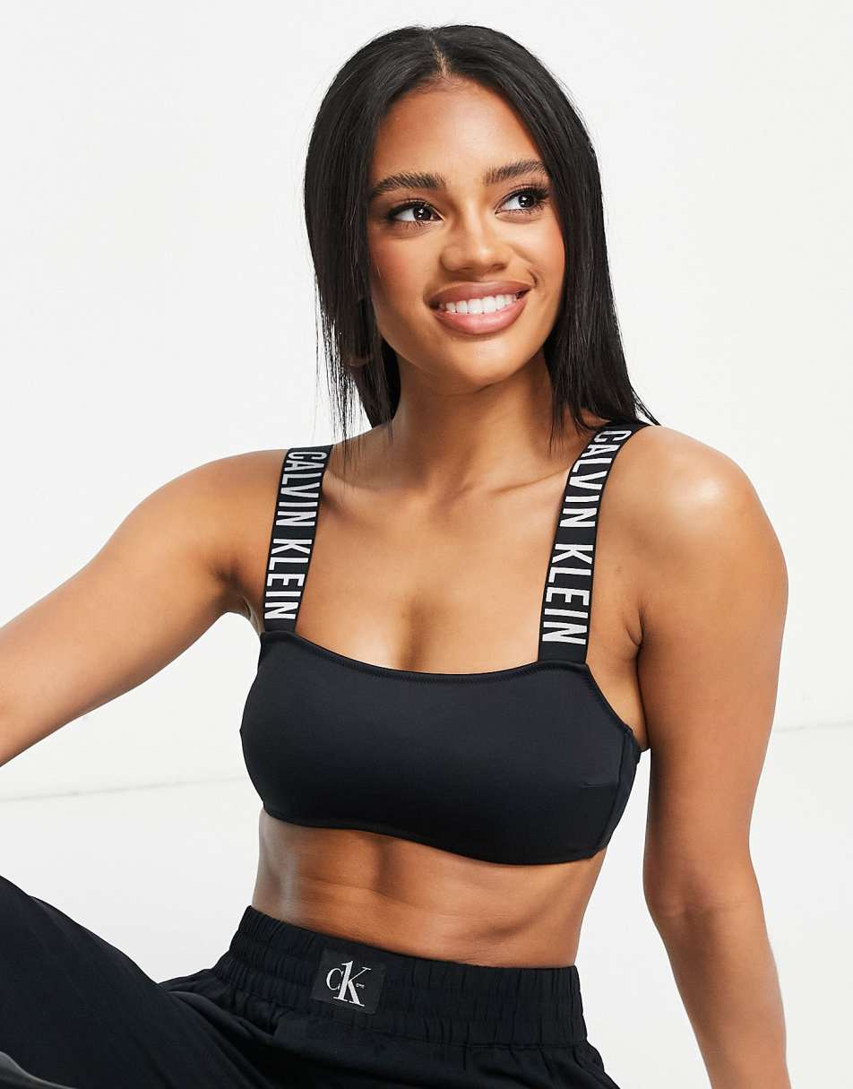 Calvin Klein logo intense power set in black - BLACK