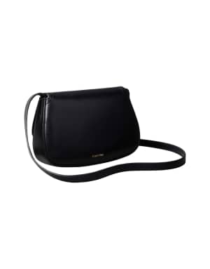 Calvin Klein logo cross body handbag in black