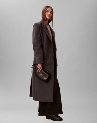 Calvin Klein Logo Cross Body Purse In Black