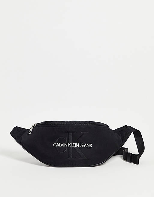 Calvin Klein logo crossbody bag in black
