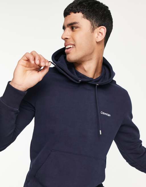 Navy calvin klein discount hoodie