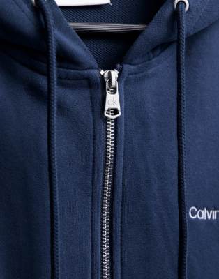 calvin klein navy hoodie