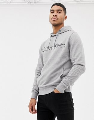 calvin klein gray hoodie