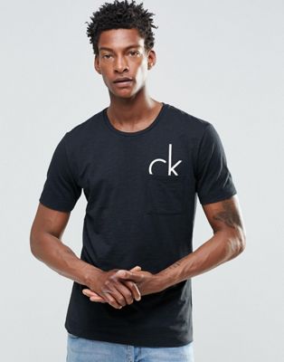 calvin klein pocket t shirt