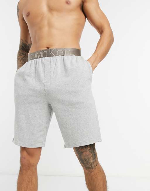 Klein in logo sleep gray shorts light | Calvin ASOS