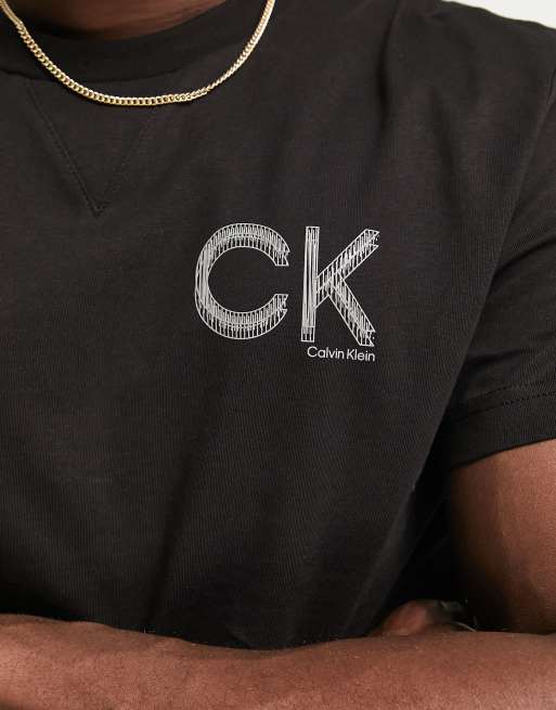 Calvin Klein logo t-shirt in black