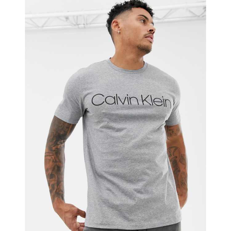 Calvin klein shop grey t shirt