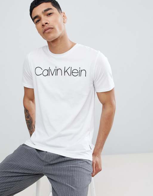 Calvin Klein logo t shirt white