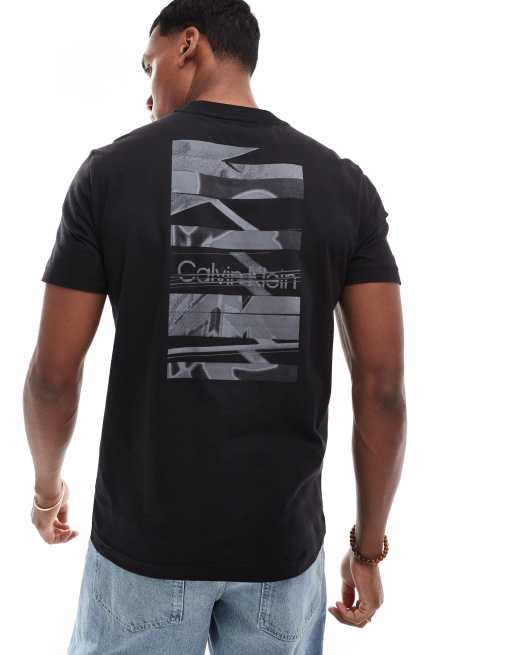 Calvin klein t shirt print best sale