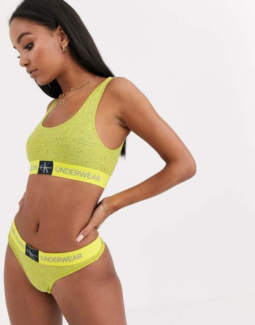 Neon yellow shop calvin klein