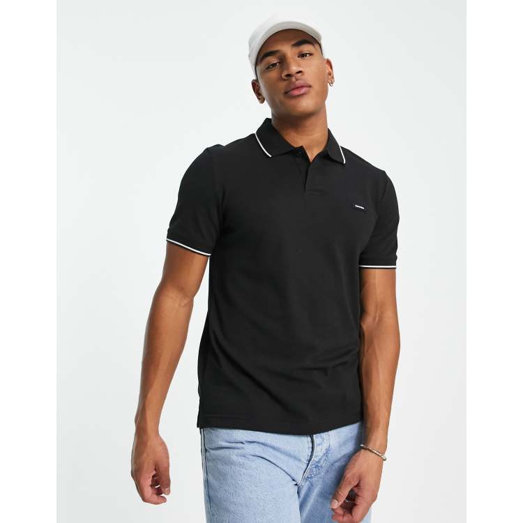 Calvin klein pique clearance polo