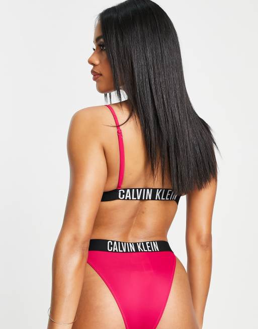 Calvin Klein Swimwear INTENSE POWER-S BRAZILIAN - Bikini bottoms - pink  perfection/pink 