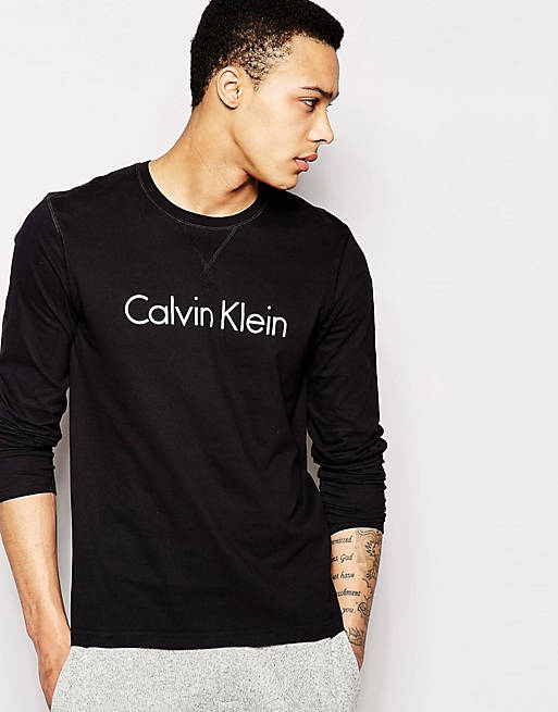 Calvin Klein Long Sleeve T-Shirt In Regular Fit | ASOS